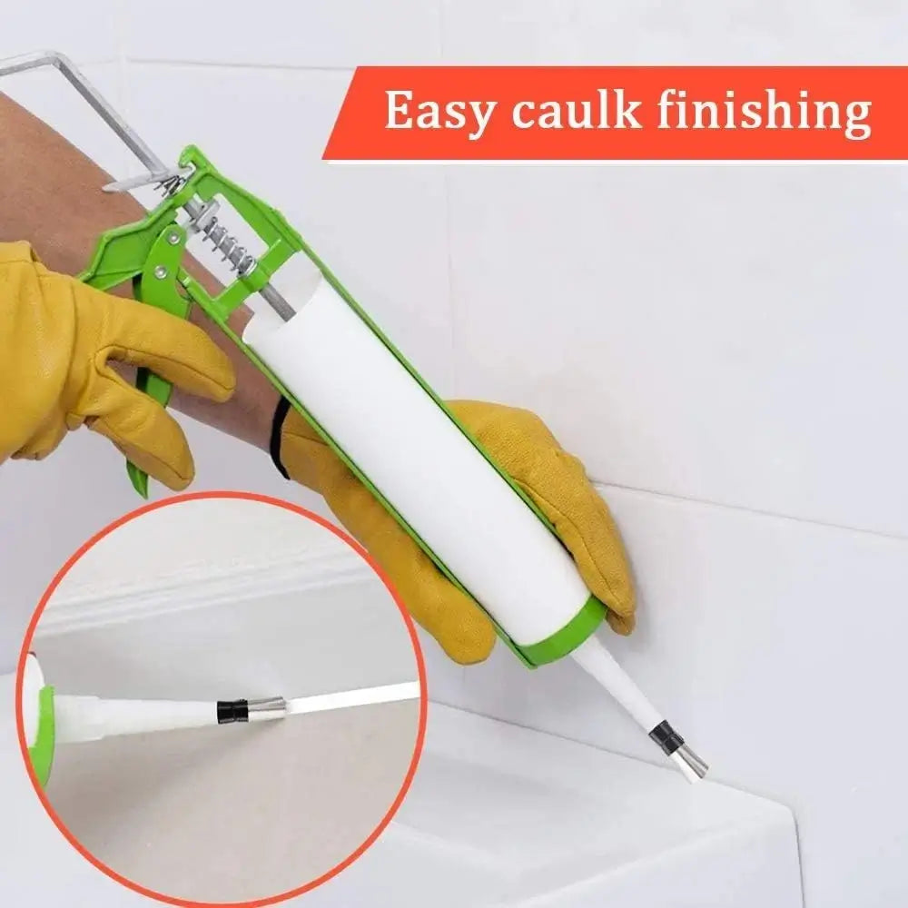 Reusable Caulking Nozzle Applicator Finishing Tool