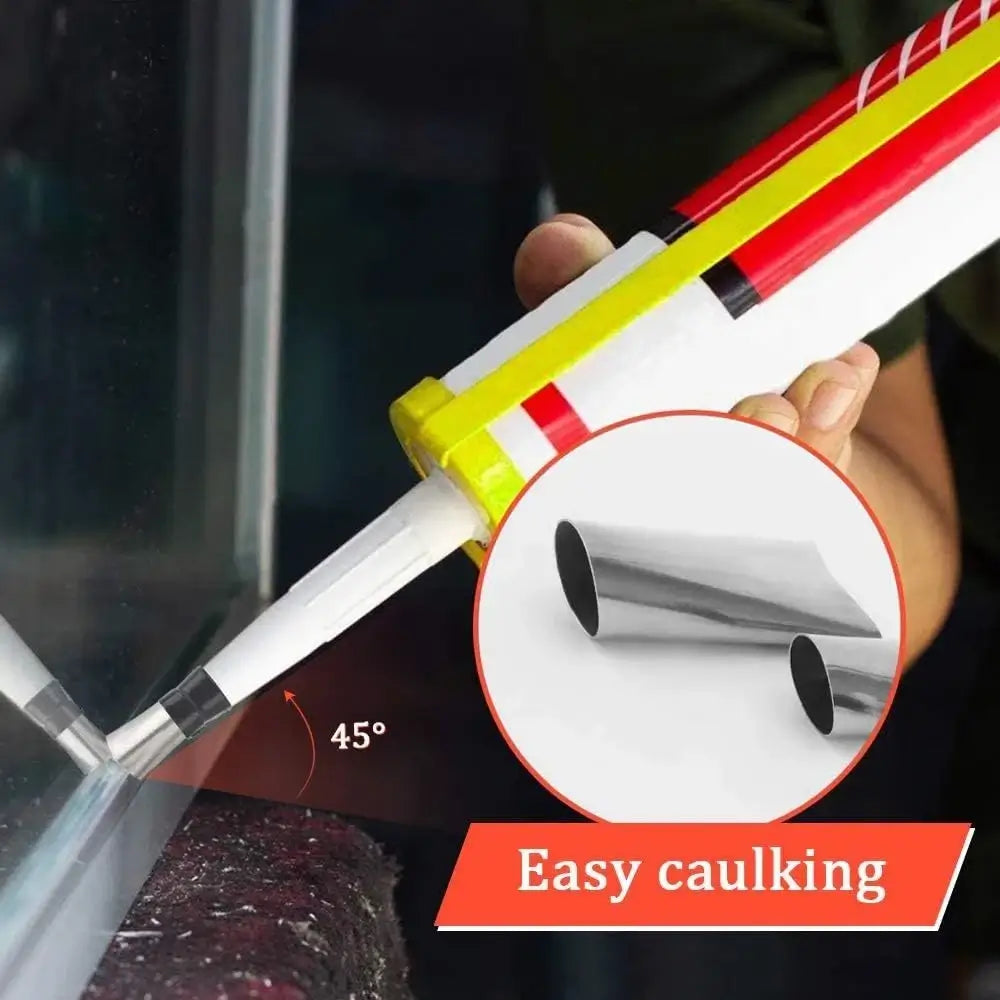 Reusable Caulking Nozzle Applicator Finishing Tool